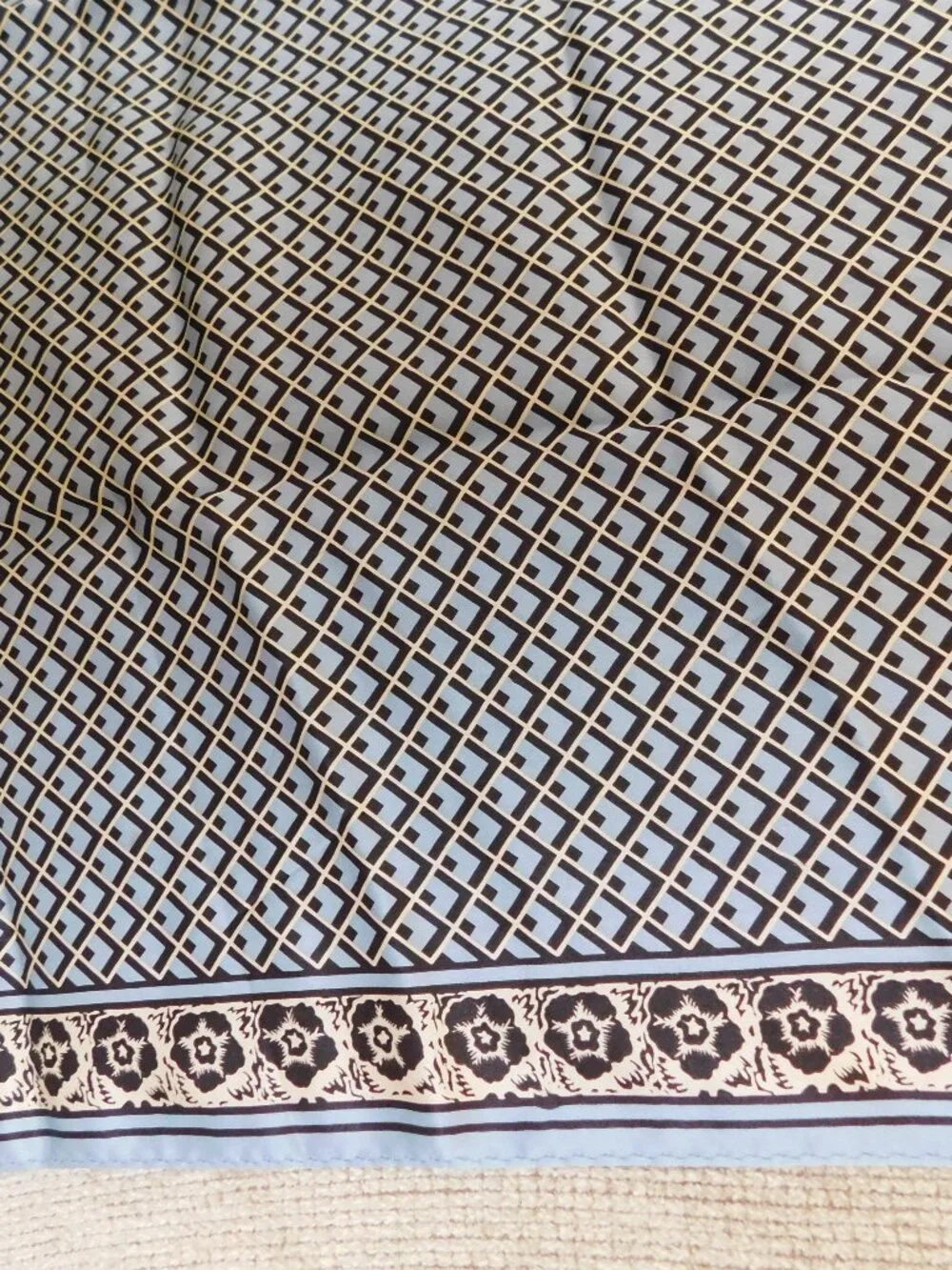 Ann Taylor Mulberry  Silk Scarf